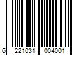 Barcode Image for UPC code 6221031004001