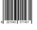 Barcode Image for UPC code 6221043011431