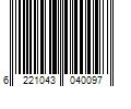 Barcode Image for UPC code 6221043040097. Product Name: 