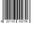 Barcode Image for UPC code 6221103002706