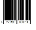 Barcode Image for UPC code 6221133000314