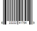 Barcode Image for UPC code 622222417949