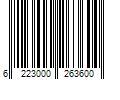 Barcode Image for UPC code 6223000263600