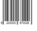 Barcode Image for UPC code 6223000670026