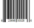 Barcode Image for UPC code 623695000256