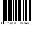 Barcode Image for UPC code 6240000102029