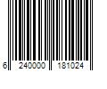 Barcode Image for UPC code 6240000181024