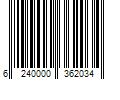 Barcode Image for UPC code 6240000362034