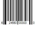 Barcode Image for UPC code 624550003030