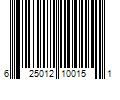 Barcode Image for UPC code 625012100151