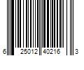 Barcode Image for UPC code 625012402163