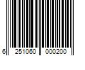 Barcode Image for UPC code 6251060000200