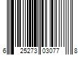 Barcode Image for UPC code 625273030778