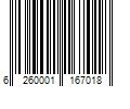 Barcode Image for UPC code 6260001167018