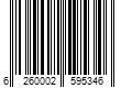 Barcode Image for UPC code 6260002595346