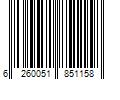 Barcode Image for UPC code 6260051851158. Product Name: 