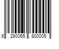 Barcode Image for UPC code 6260065800005