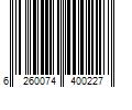 Barcode Image for UPC code 6260074400227