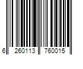 Barcode Image for UPC code 6260113760015