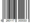 Barcode Image for UPC code 6260117300033