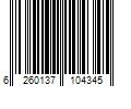 Barcode Image for UPC code 6260137104345