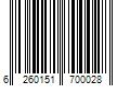 Barcode Image for UPC code 6260151700028