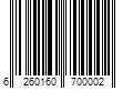 Barcode Image for UPC code 6260160700002