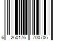 Barcode Image for UPC code 6260176700706