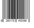 Barcode Image for UPC code 6260178400086