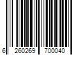 Barcode Image for UPC code 6260269700040