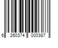 Barcode Image for UPC code 6260374000387