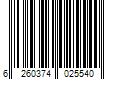 Barcode Image for UPC code 6260374025540