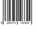 Barcode Image for UPC code 6260374103309