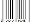 Barcode Image for UPC code 6260404500597