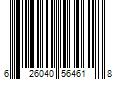 Barcode Image for UPC code 626040564618