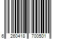 Barcode Image for UPC code 6260418700501