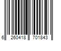 Barcode Image for UPC code 6260418701843