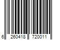 Barcode Image for UPC code 6260418720011