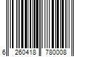 Barcode Image for UPC code 6260418780008