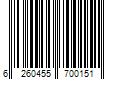 Barcode Image for UPC code 6260455700151