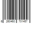 Barcode Image for UPC code 6260460701457