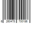 Barcode Image for UPC code 6260475700186