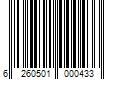 Barcode Image for UPC code 6260501000433