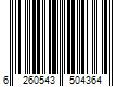 Barcode Image for UPC code 6260543504364