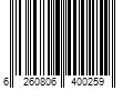 Barcode Image for UPC code 6260806400259