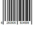 Barcode Image for UPC code 6260905504599