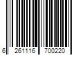 Barcode Image for UPC code 6261116700220