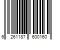 Barcode Image for UPC code 6261187600160