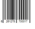 Barcode Image for UPC code 6261275700017