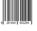 Barcode Image for UPC code 6261840600254